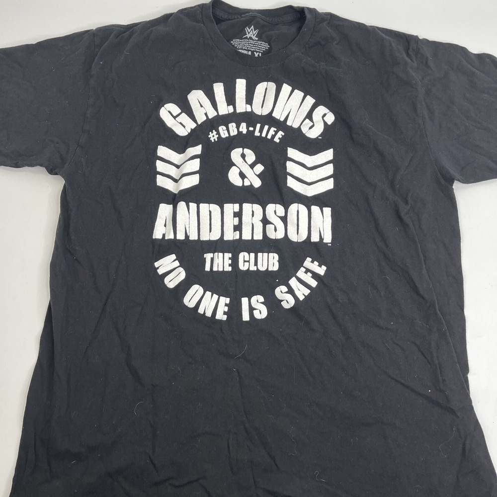 WWE Gallows & Anderson Good Brothers The Club Shirt Size XL Ripple Junction